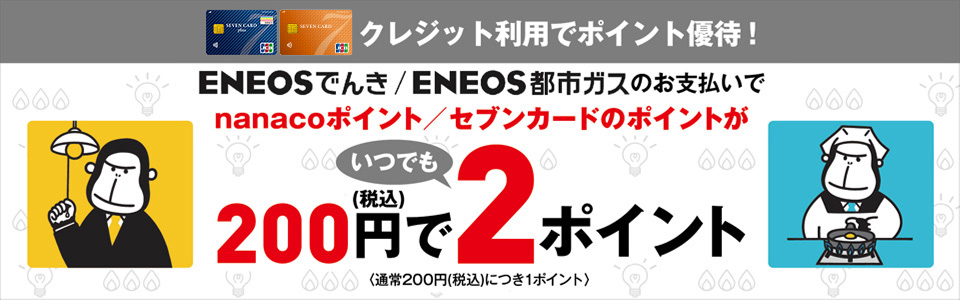 ENEOS�ł񂫁^ENEOS�s�s�K�X�̂����p�ł��ł��|�C���g2�{